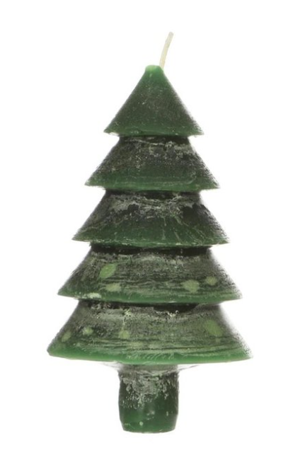 Kerstboom kaars Groen 1 st.