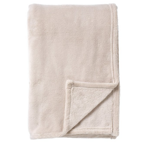 Fleece deken Beige