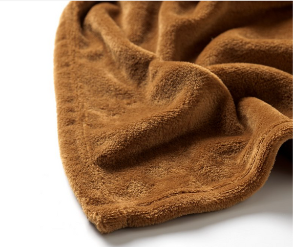 Fleece deken Tobacco