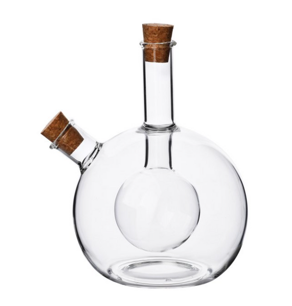 Olijf,- en azijnset Glas