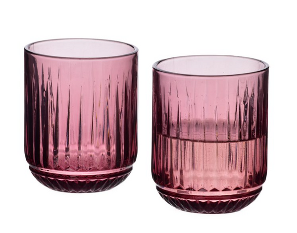 Waterglazen bordeaux 4st.